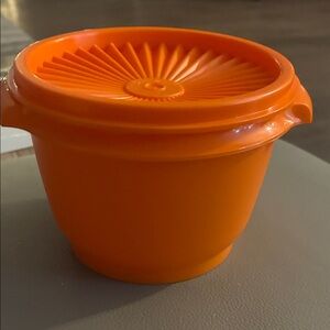 Tupperware Bright Orange Lid
